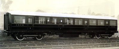 L.N.E.R. 61ft 6in Corridor 1st Class Coach