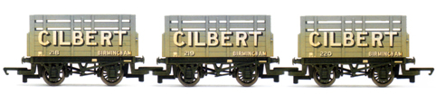 Cilbert Coke Wagons - Three Wagon Pack (Weathered)