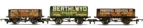 Mark Williams, Berthlwyd and Pontithel Open Wagons - Three Wagon Pack (Weathered)