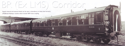 B.R. (Ex L.M.S.) Corridor 3rd Class Coach