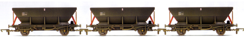 Loadhaul HEA Hoppers - Three Wagon Pack (Weathered)