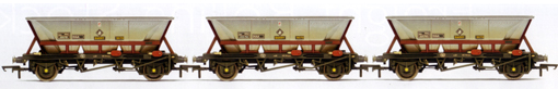 B.R. 32.5T MGR Coal Hoppers (HAA) - Three Wagon Pack (Weathered)