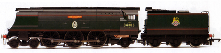 Battle Of Britain Class Locomotive - 605 Squadron