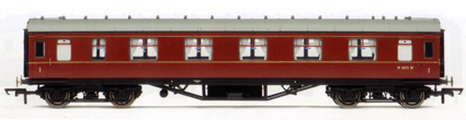 B.R. (Ex L.M.S.) Corridor 1st Class Coach