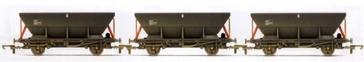 Loadhaul HEA Hoppers - Three Wagon Pack (Weathered)