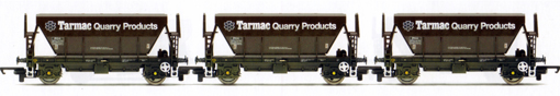 Tarmac Quarry Products Procor Hoppers - Three Wagon Pack (Weathered)