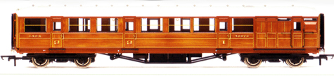 L.N.E.R. 61ft 6in Corridor Brake Coach