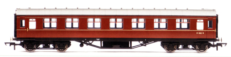 B.R. (Ex L.M.S.) Corridor 3rd Class Coach