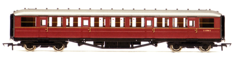 B.R. 61ft 6in Corridor 3rd Class Coach