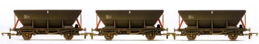 Loadhaul HEA Hoppers - Three Wagon Pack (Weathered)