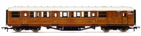 L.N.E.R. 61ft 6in Corridor Brake Coach