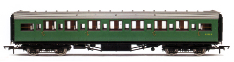 B.R. (Ex S.R.) Maunsell Corridor 3rd Class Coach