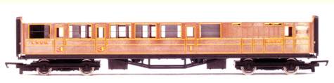 L.N.E.R. Teak Composite Brake Coach