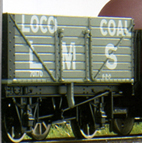 L.M.S. Loco Coal 7 Plank Wagon