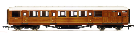 L.N.E.R. 61ft 6in Corridor Brake Coach