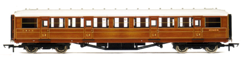 L.N.E.R. 61ft 6in Corridor 3rd Class Coach