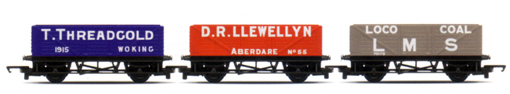 T.Threadgold, D.R.Llewellyn, LMS Loco Coal Open Wagons - Open Wagon Pack