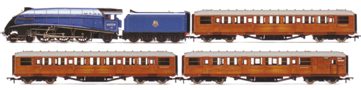 Rare Bird Train Pack (Class A4 - Kingfisher)  - Barry J. Freeman Collection