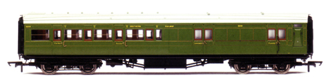 S.R. 4 Compartment Brake 3rd Class Coach