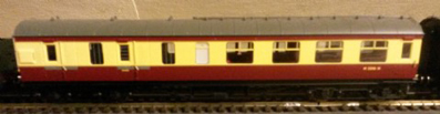 B.R. (Ex L.M.S.) Corridor 3rd Class Brake Coach