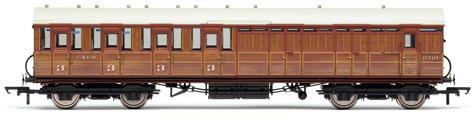 L.N.E.R. Gresley Non-vestibuled Suburban 3rd Class Brake Coach