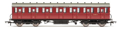 B.R. Gresley Non-vestibuled Suburban 1st Class Coach