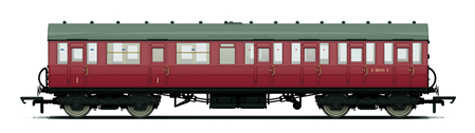 B.R. Gresley Non-vestibuled Suburban Composite Coach