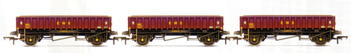 EWS 2 Axle Coalfish Box Open Wagons (MHA) - Three Wagon Pack (Weathered)