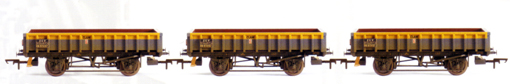 Departmental ZCV (Clam) Wagon - Three Wagon Pack (Weathered)