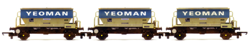 Yeoman PGA Hoppers - Three Wagon Pack (Weathered)