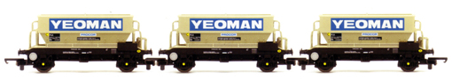 Yeoman PGA Hoppers - Three Wagon Pack (Weathered)