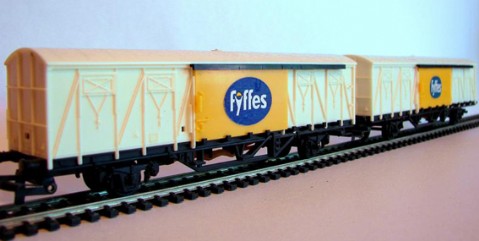 Fyffes Vans with Different Stickers